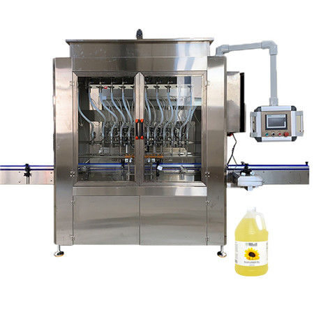 バター水液体ジュースケチャップゲルオイル用の充填シール付き自動ダブルレーンパッキングマシン 
